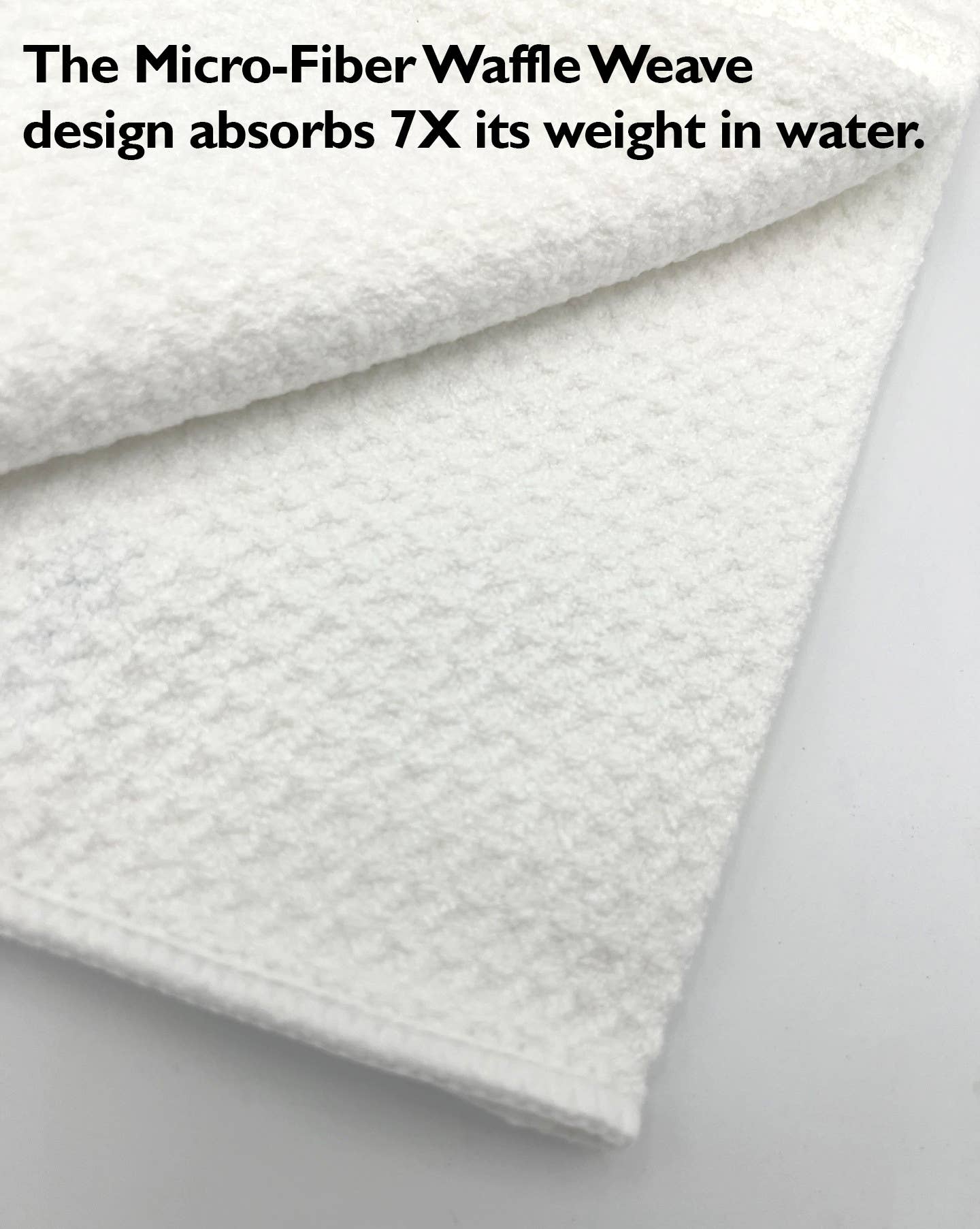Women Belong in All Places - RBG - Waffle Weave Tea Towel