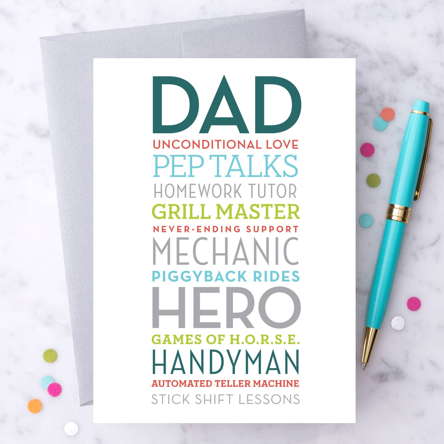 "A Celebration of DAD" Greeting Card