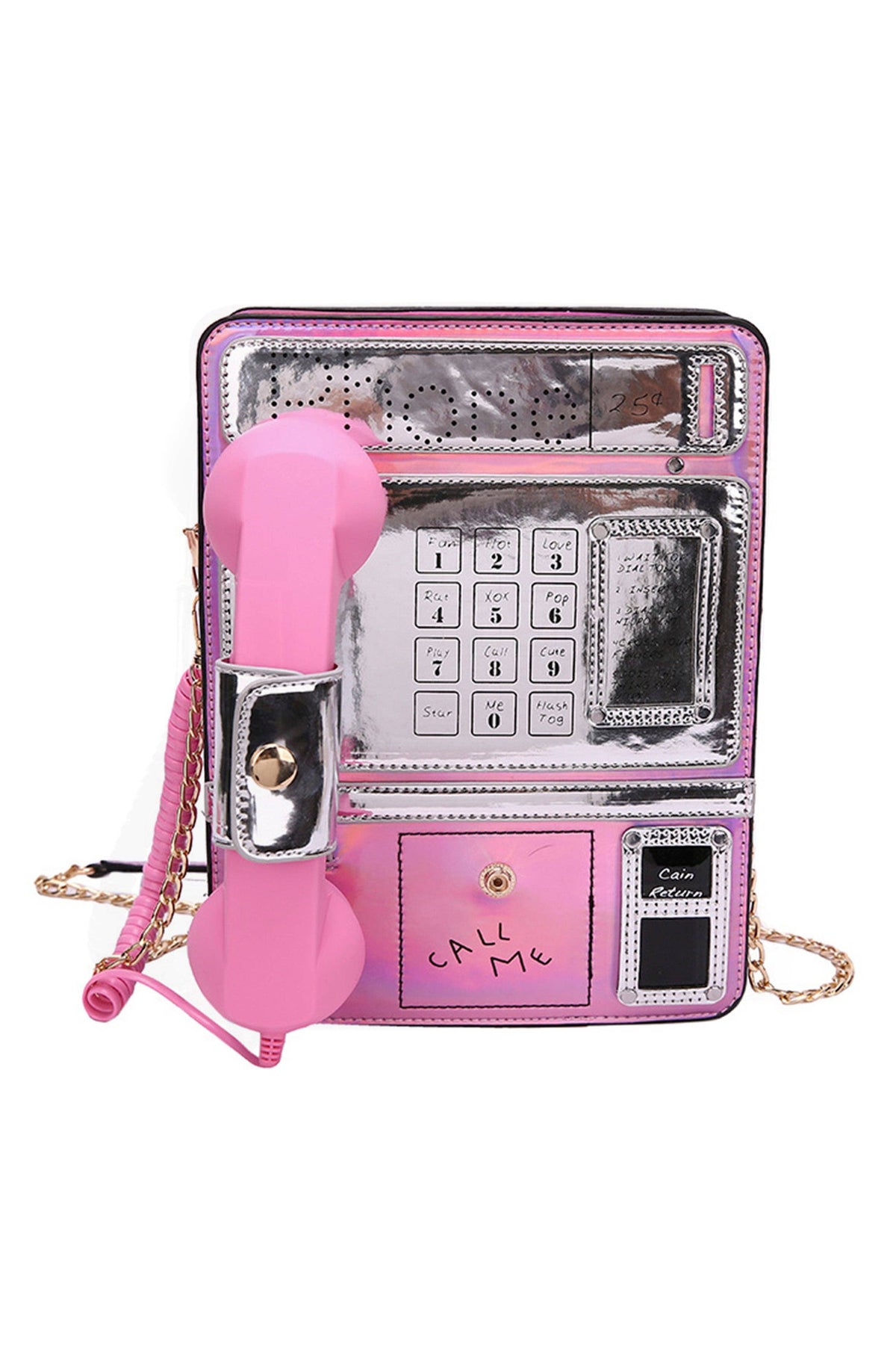 Phone Printed Crossbody Bag