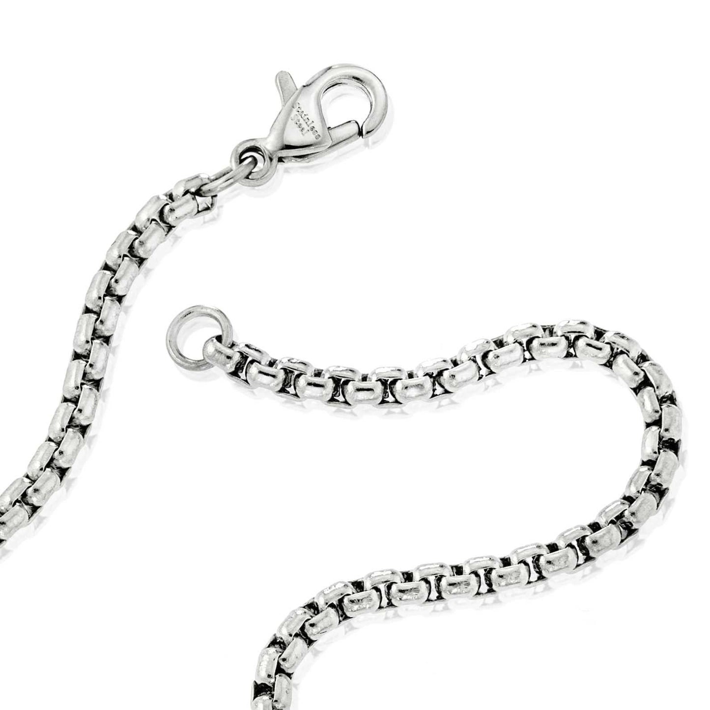 Antique Christian Stainless Steel Rope Cross Pendant