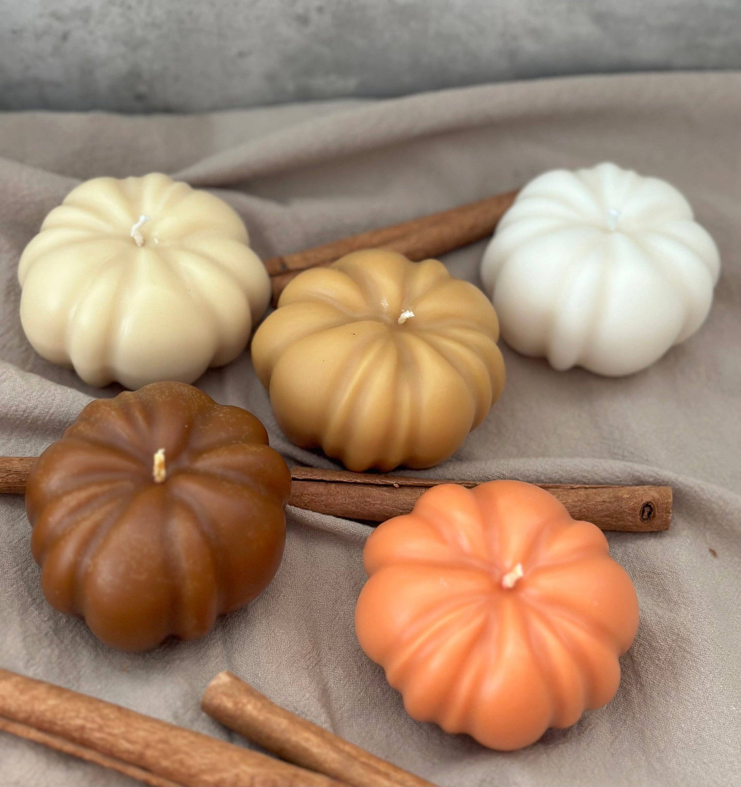 Pumpkin Candles: Dark Brown / Pumpkin spice - Clearance