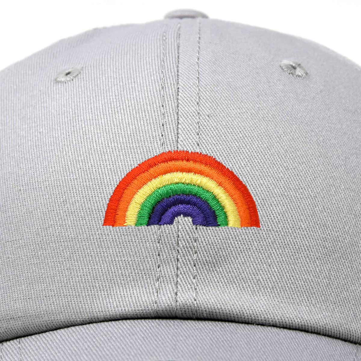 Rainbow Embroidered Baseball Cap