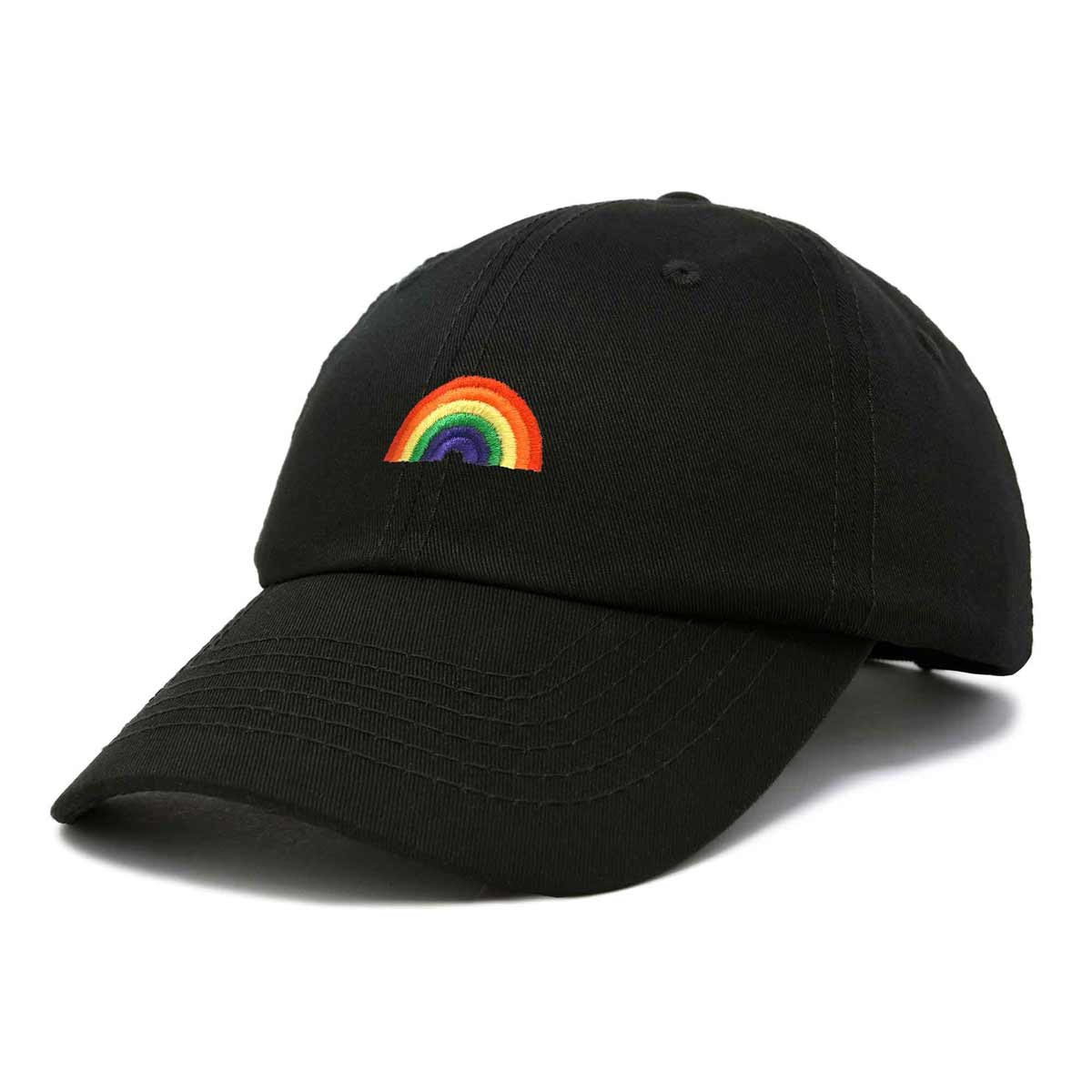 Rainbow Embroidered Baseball Cap