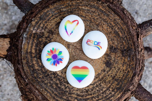 Gay Pride Word Stones