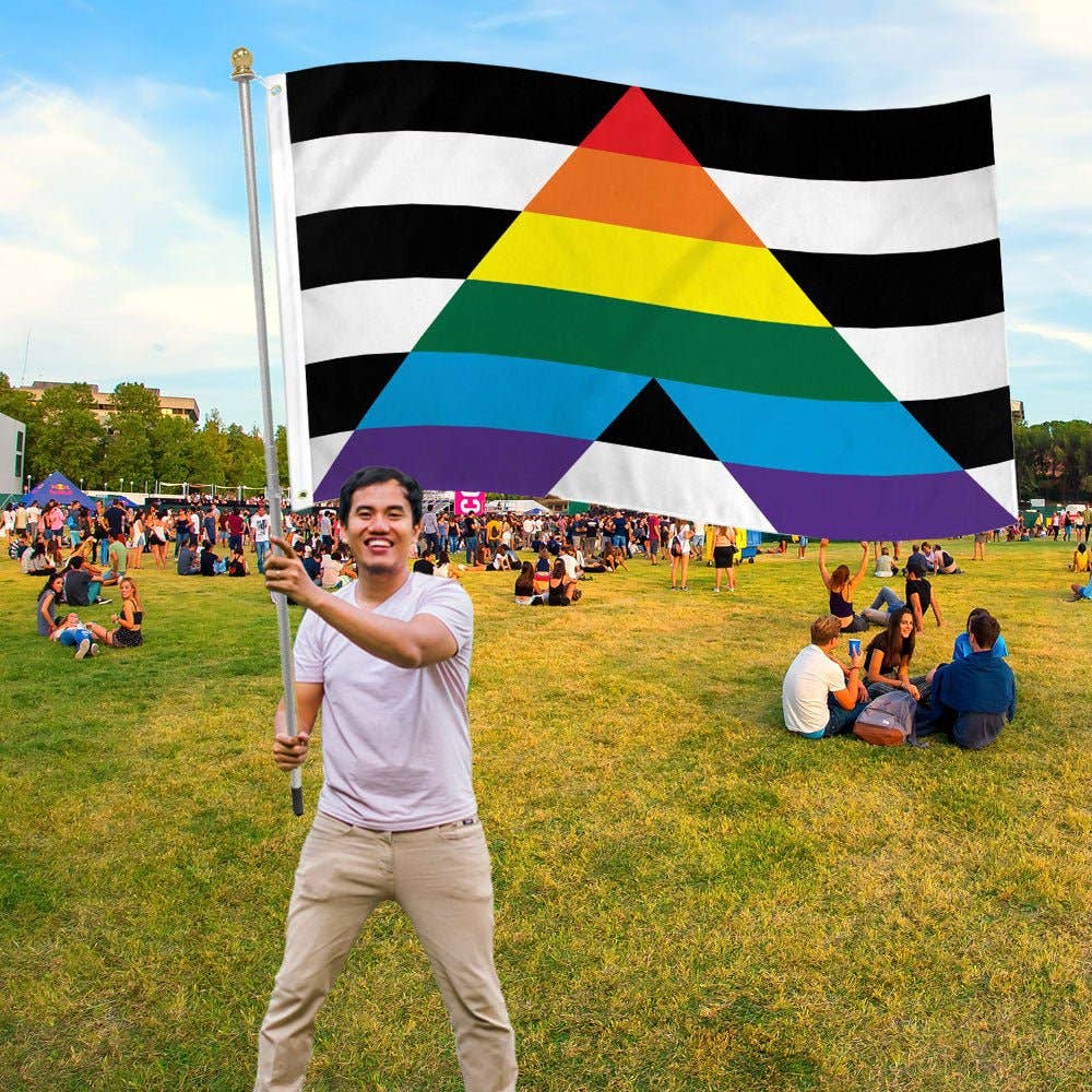 Gay Straight Alliance Flag 3x5ft Poly