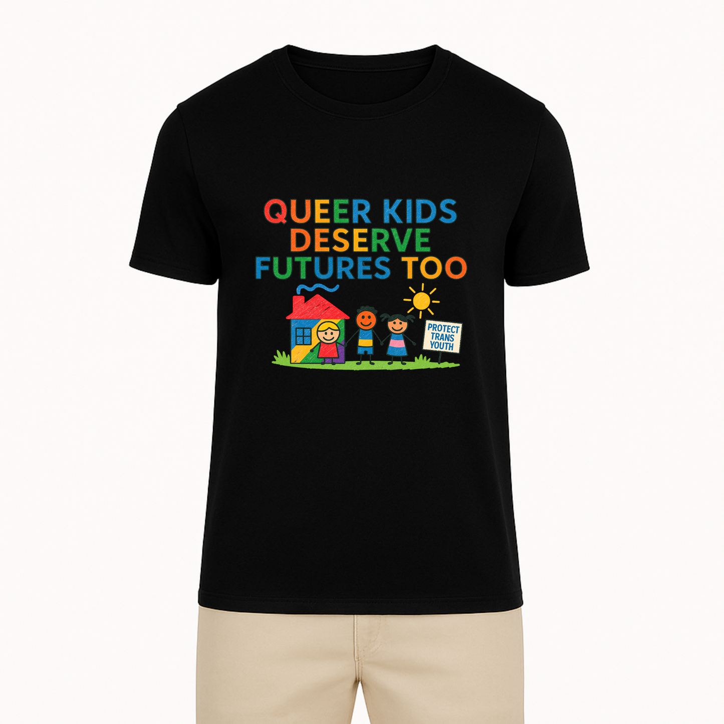 Queer Kids Deserve Futures Too Tee - 4 Colors
