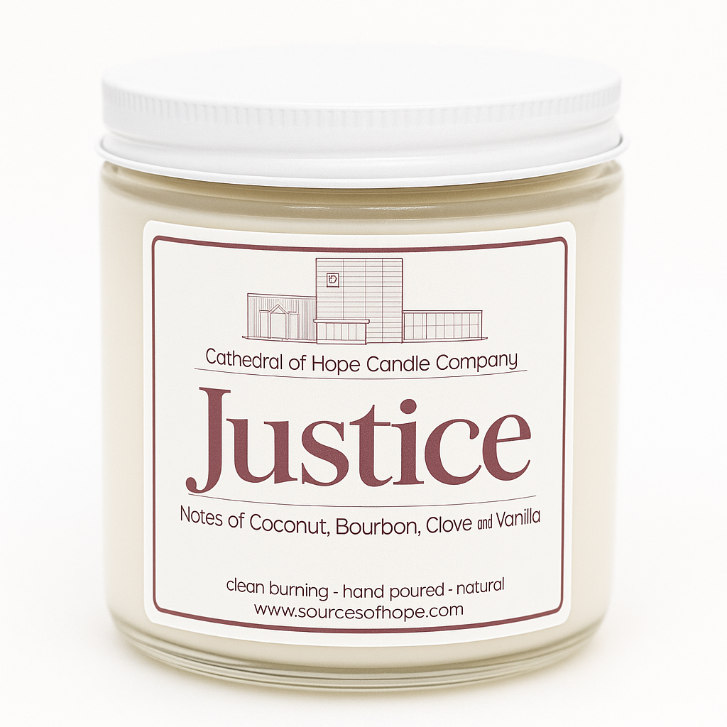 Justice - Coconut, Bourbon and Vanilla Soy Candle