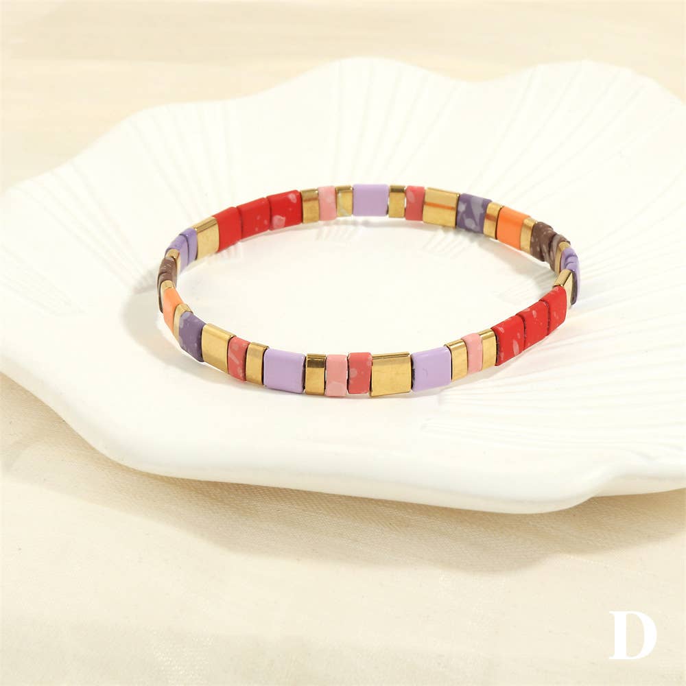 Beaded Elastic Bracelet