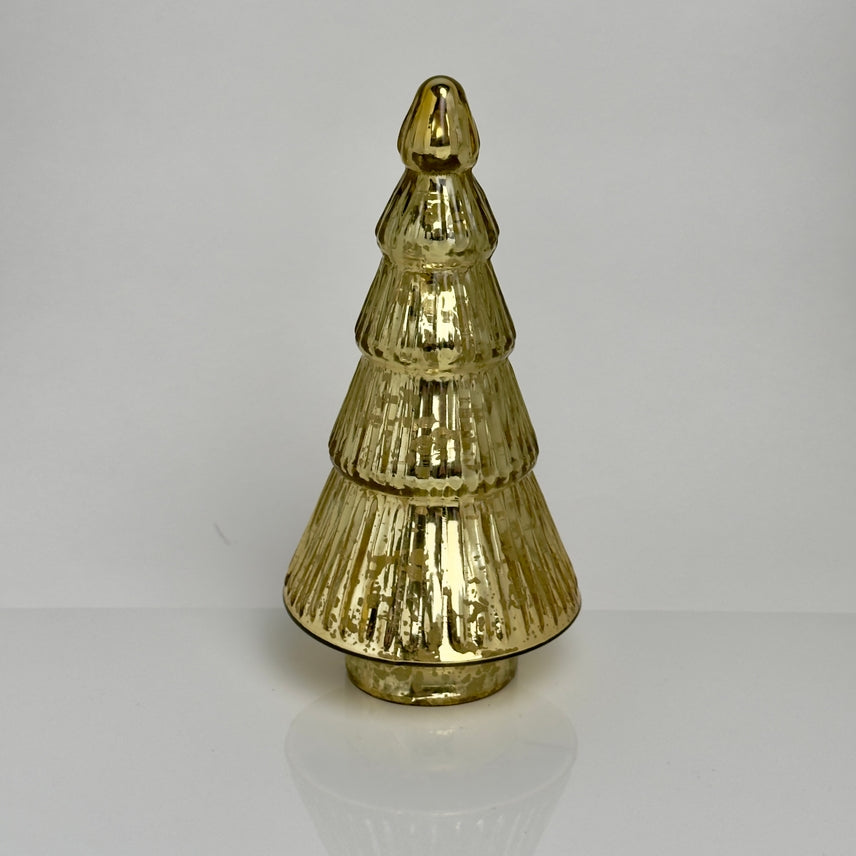 Gold Mercury Glass Tree - Medium