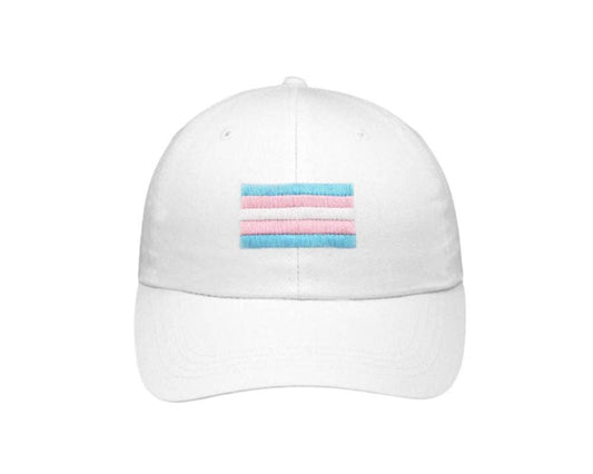 Transgender Flag Hats in White