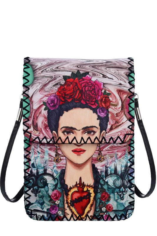 Frida Print Crossbody