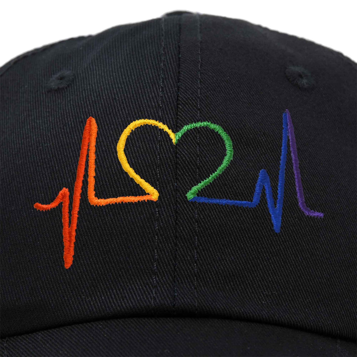 Rainbow Heartbeat Cap-