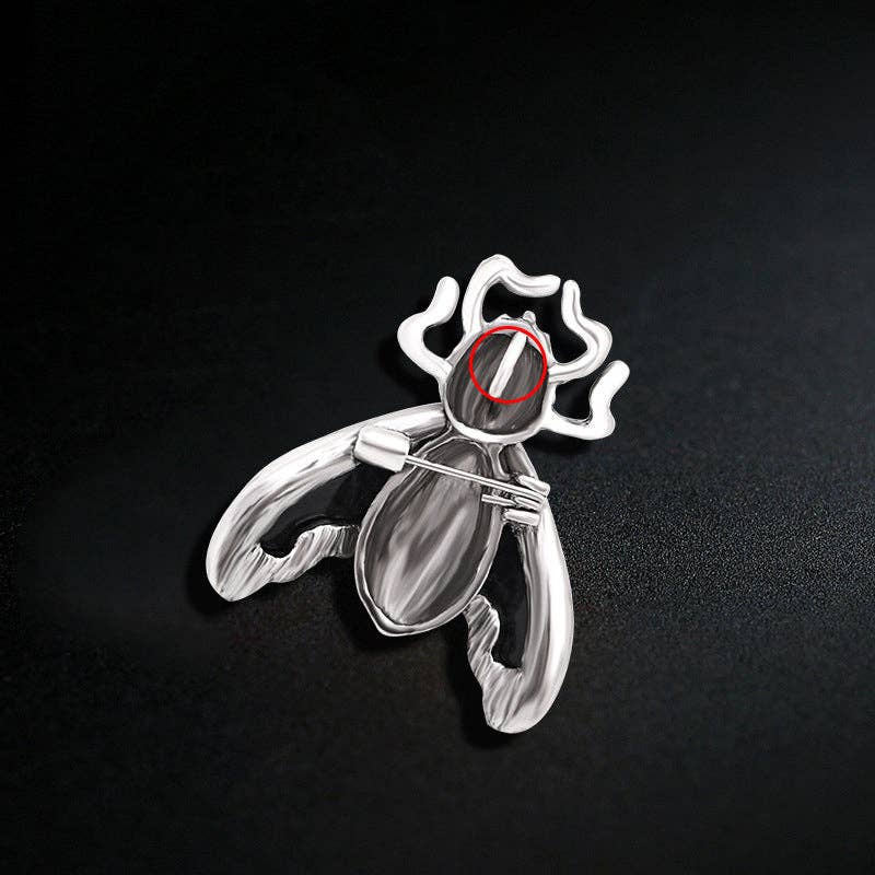 Bee Mother Of Pearl Pin