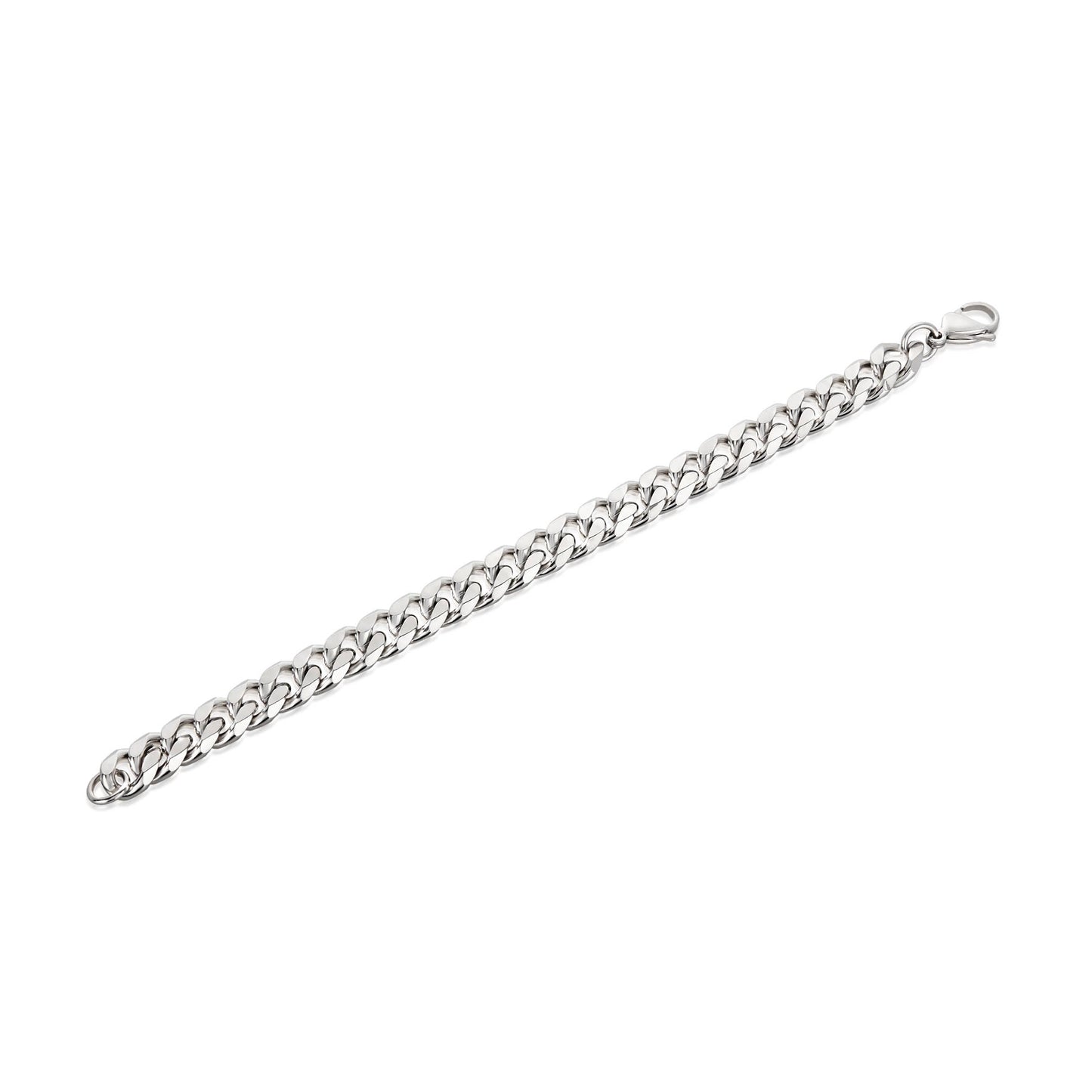 Men's Beveled Curb Chain Bracelet