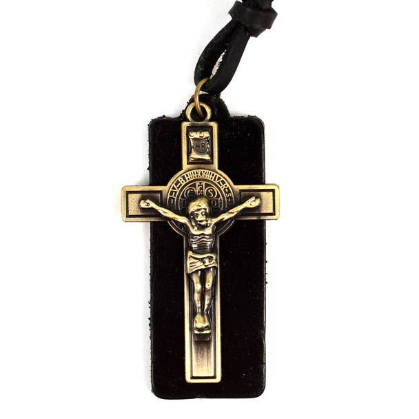 Jesus Religious Pendant Adjustable Leather Necklace Sale