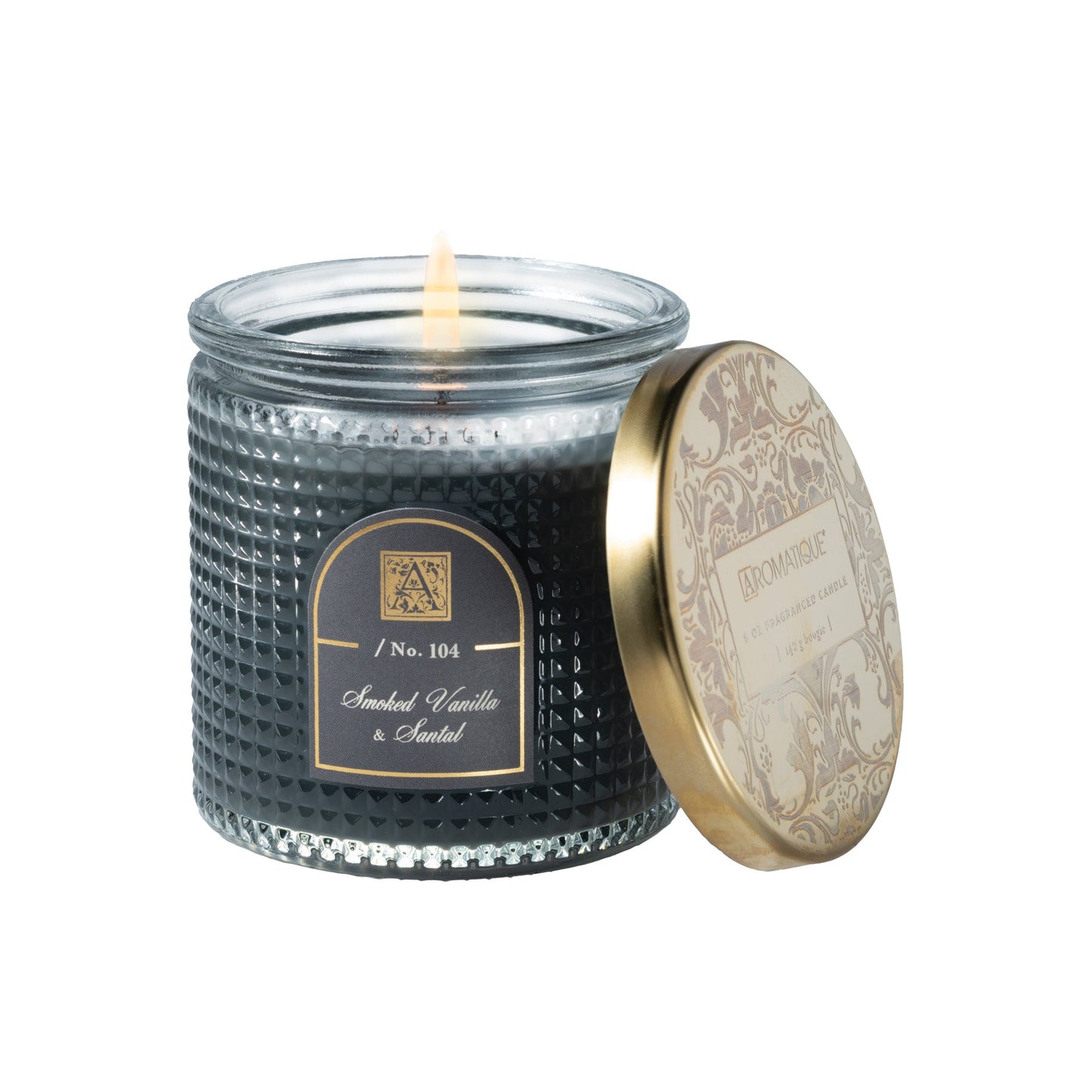 Smoked Vanilla Textured Candle 6oz