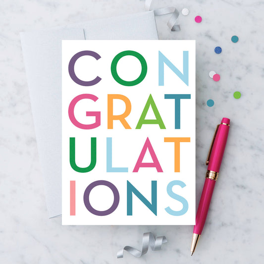 “Congratulations” Greeting Card
