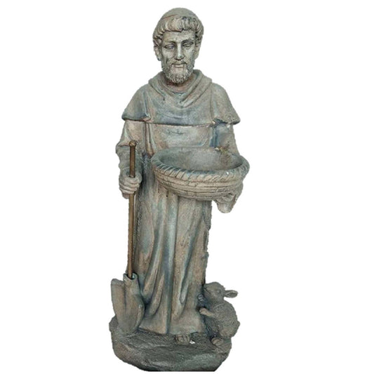 29" Cold Cast Saint Francis