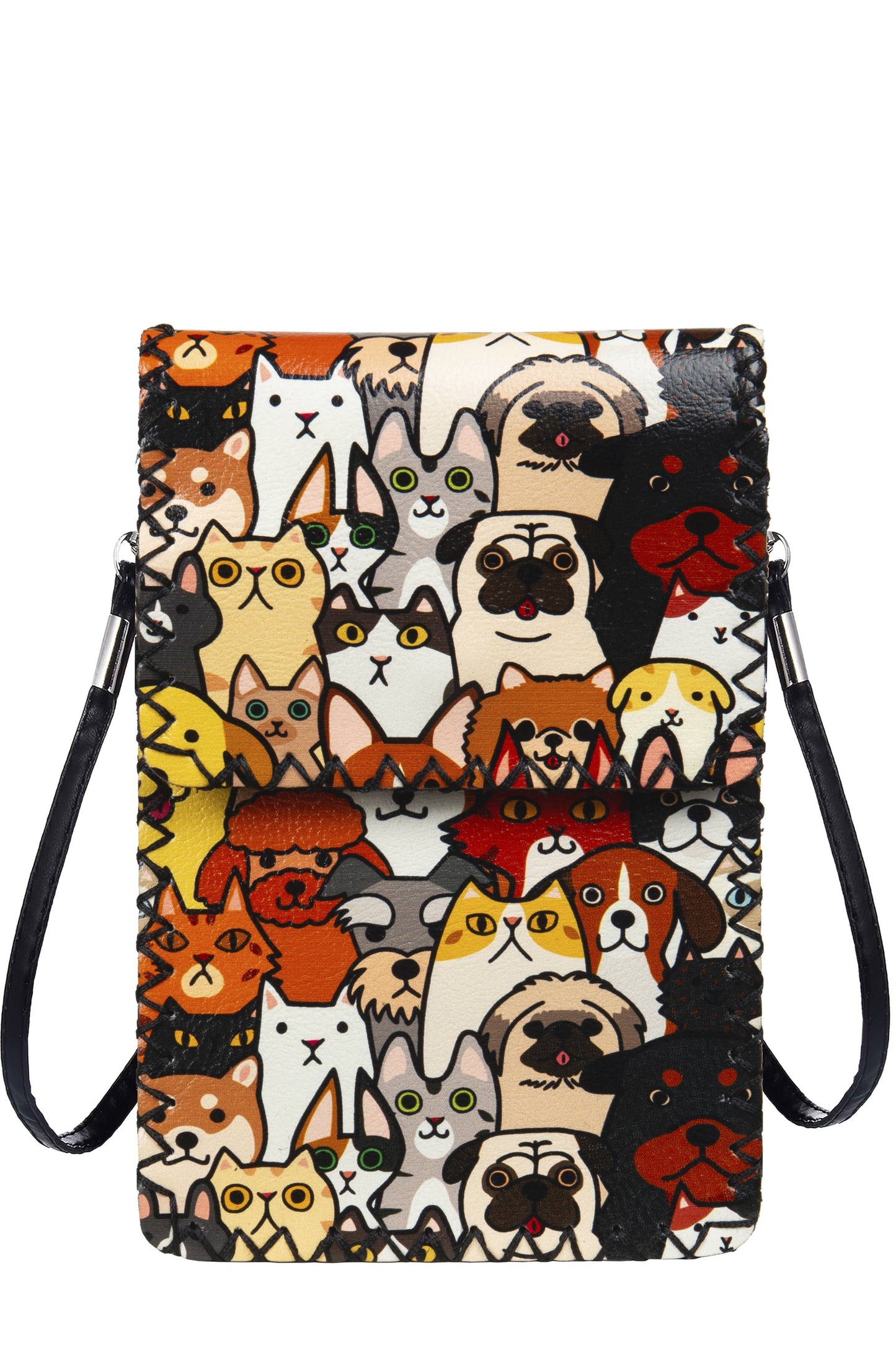 Puppy Printed Crossbody