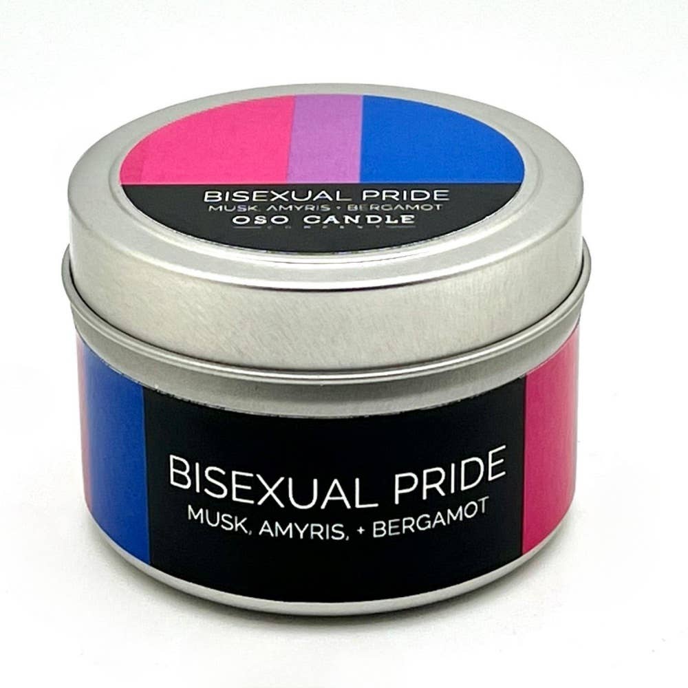 Pride Flag Candle Tin Six-Pack - 3 oz Scented Candle Tins