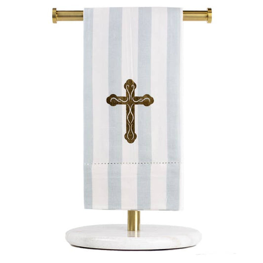 Everlasting Cross Hemstitch Hand Towel