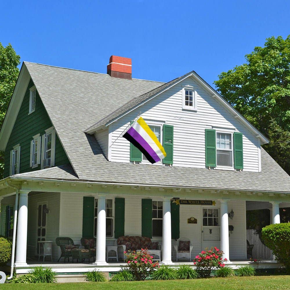 Non-Binary Flag 3x5ft Poly