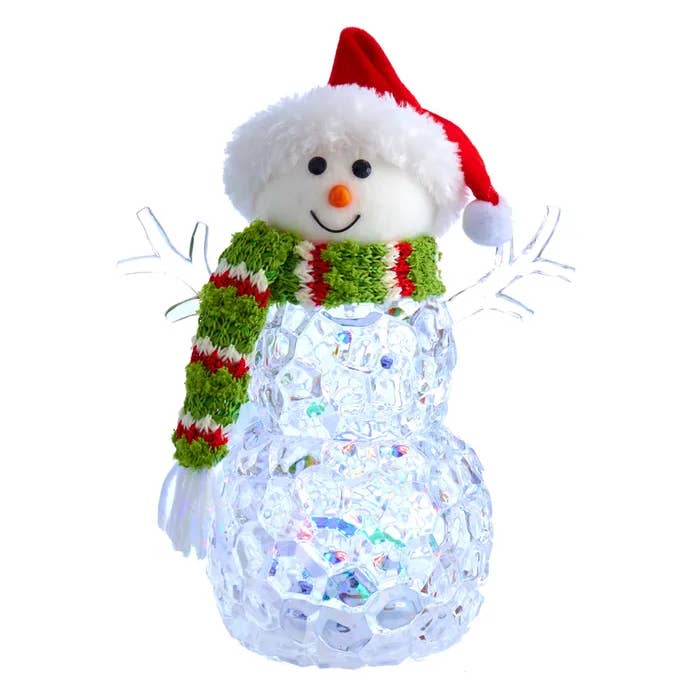 Battery-Operated Light-Up Snowman Table Piece