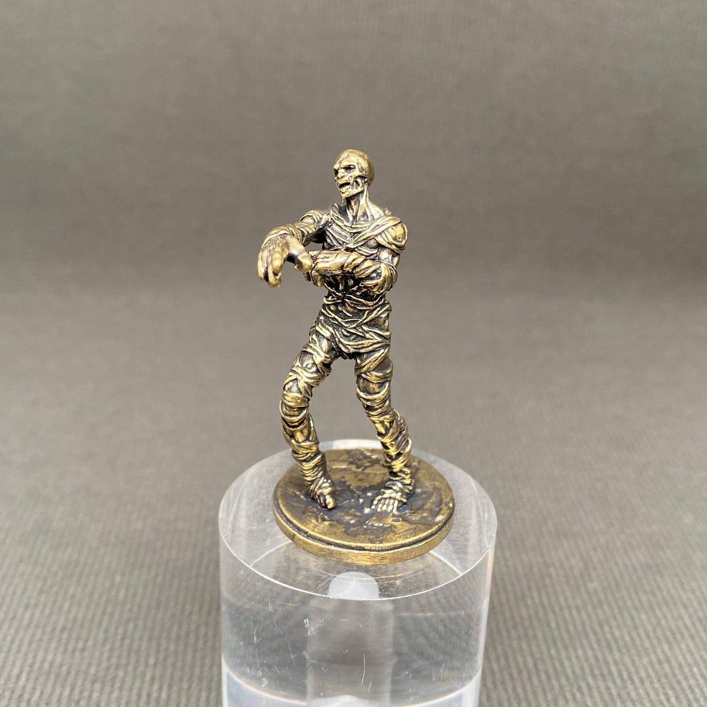 Brass Skeleton Mummy Crafts Decoration Desktop Ornaments
