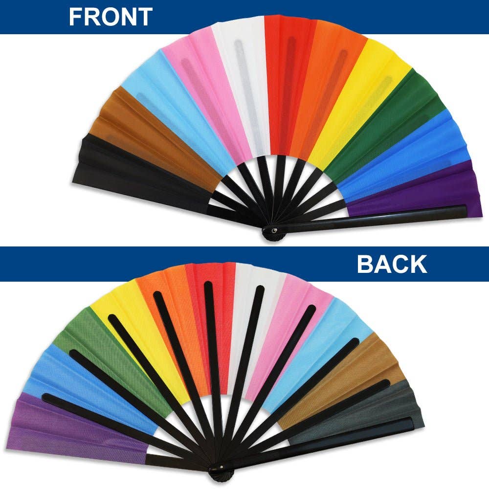 Progress Pride X-Large Hand Fan