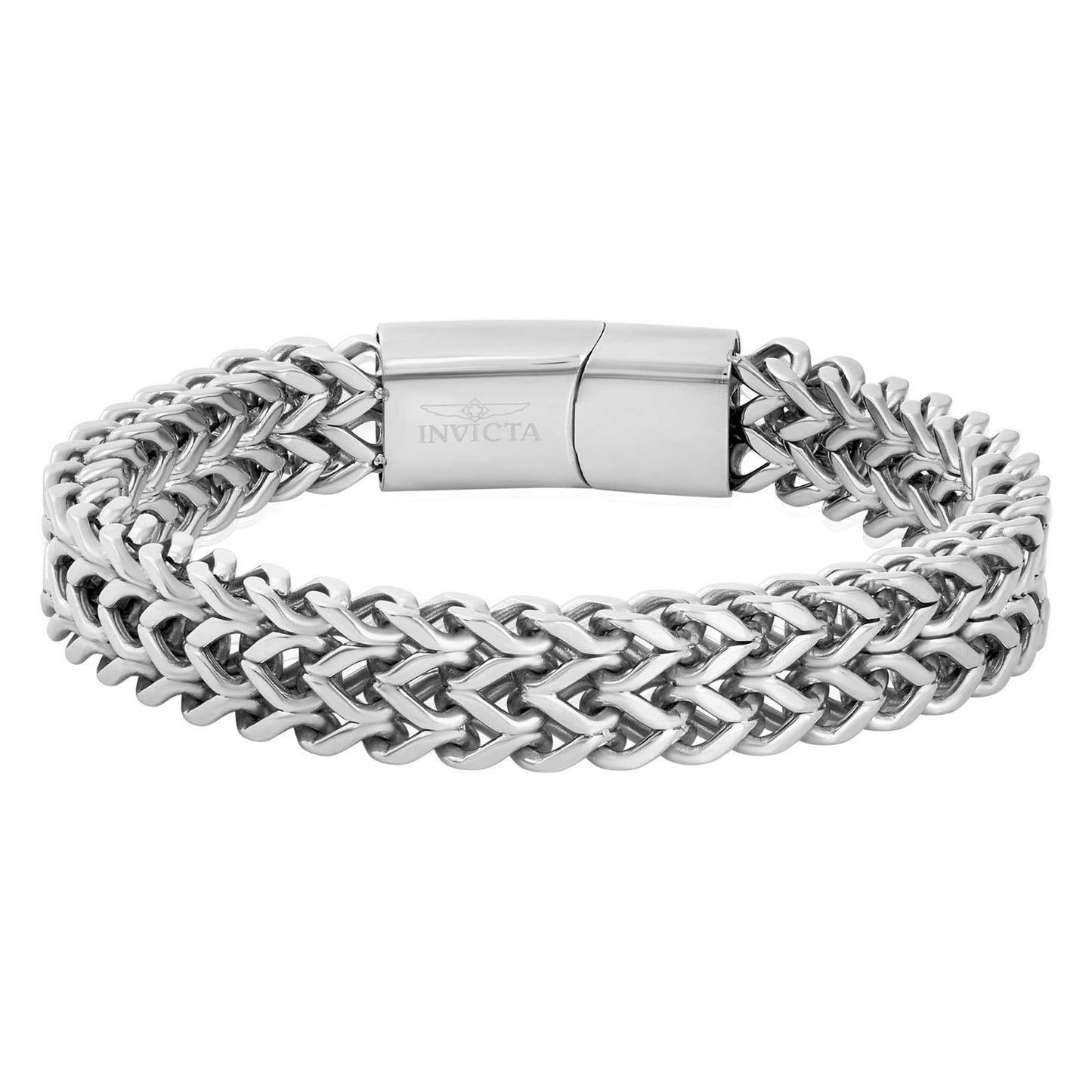 Invicta Jewelry Double Franco Chain Bracelet (14mm) - 8.75"