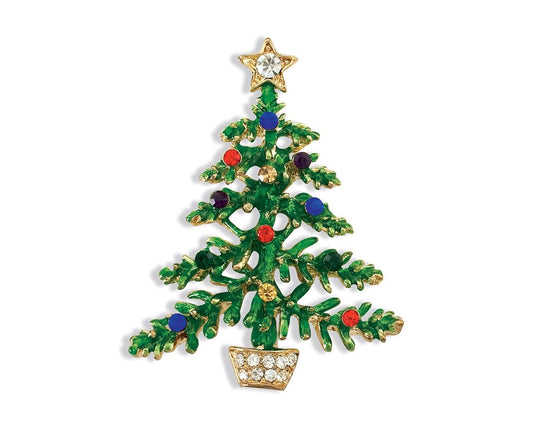 Pin-Jeweled Christmas Tree