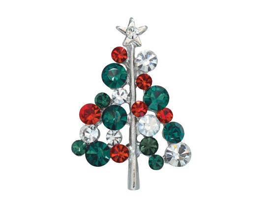 Pin-Jeweled Holiday Tree