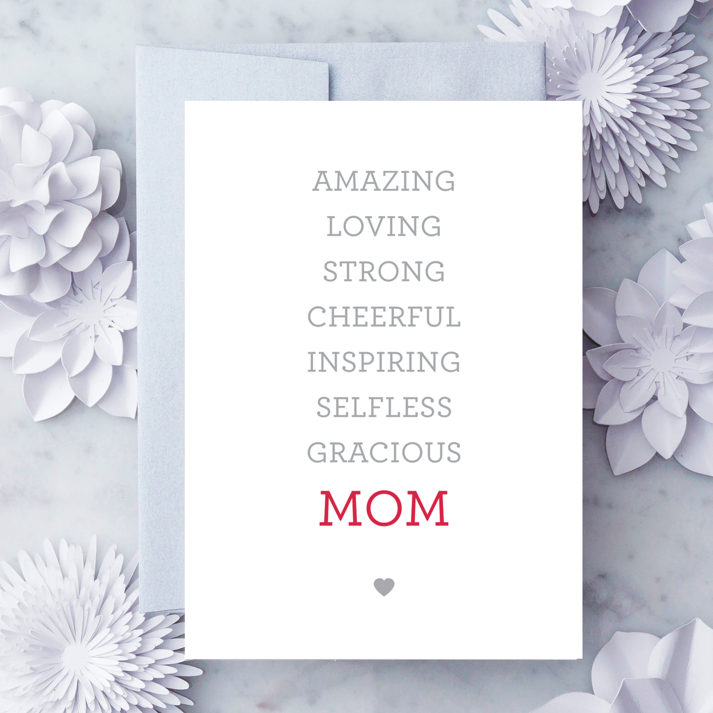 "MOM" Mothers Day Card