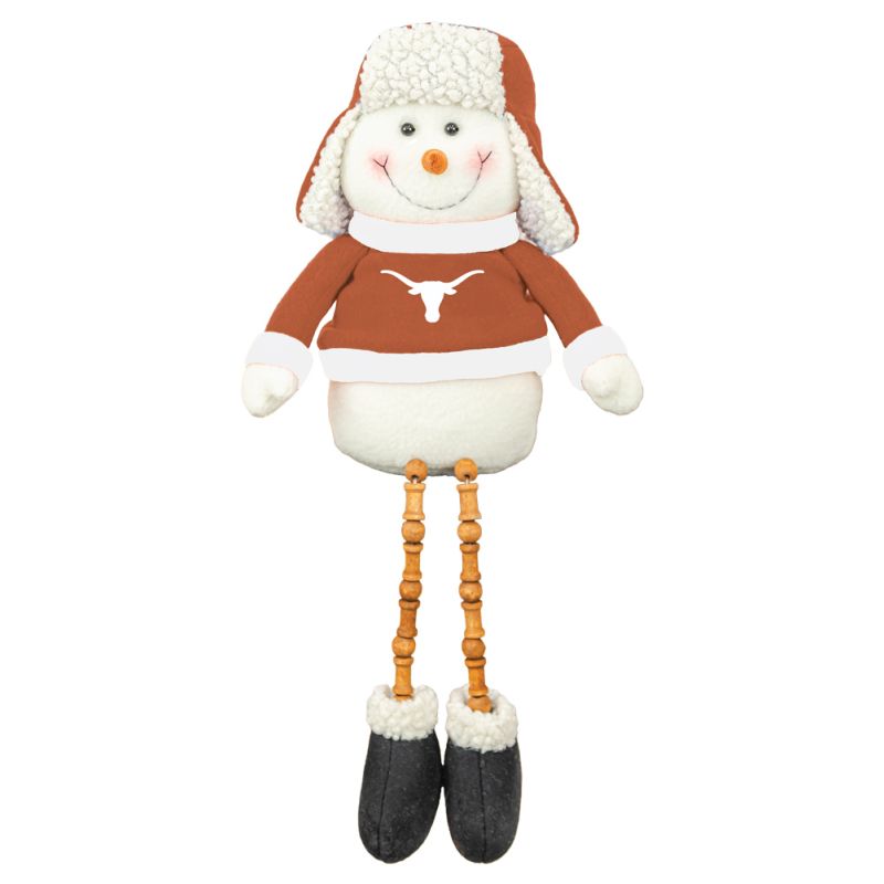 Texas Longhorns Bead Leg Snowman