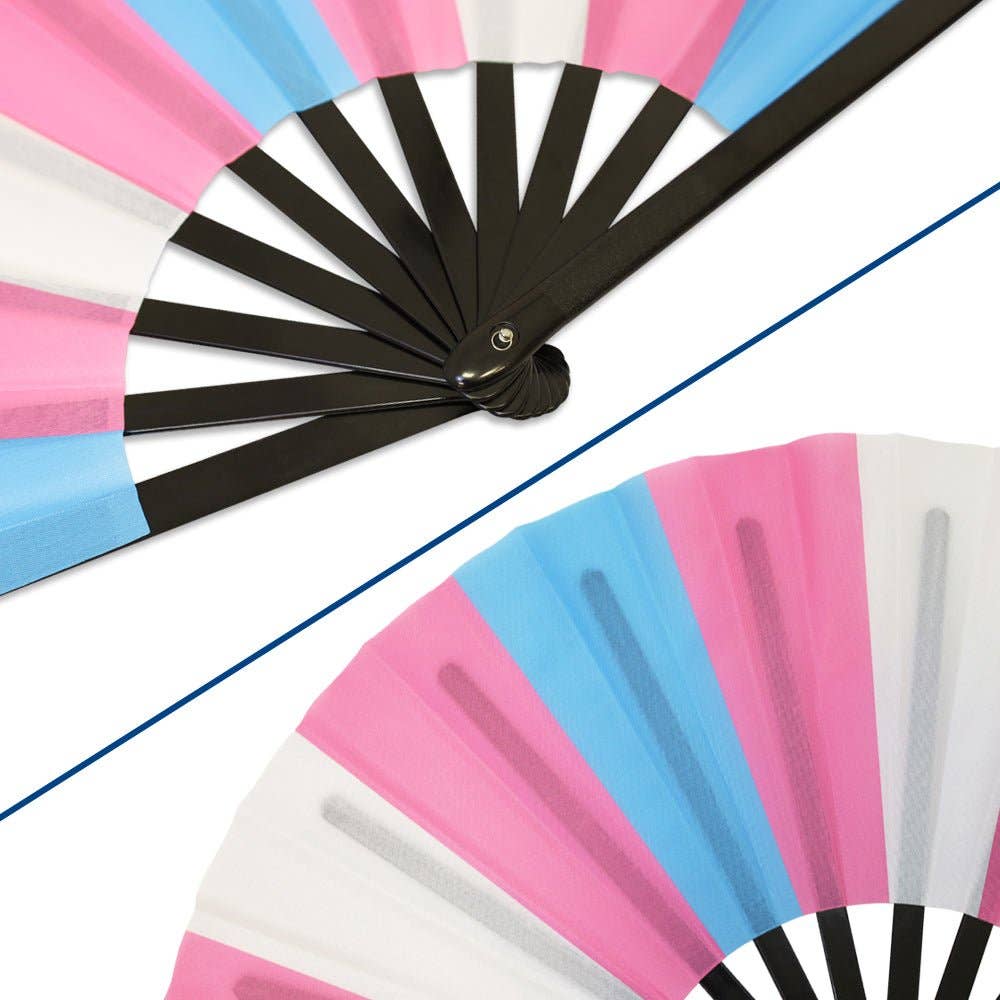 Transgender X-Large Hand Fan