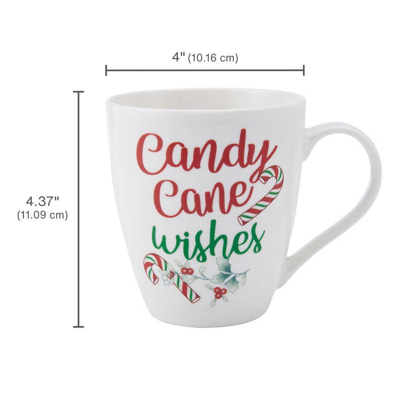 Winterberry 18Oz Christmas Mugs