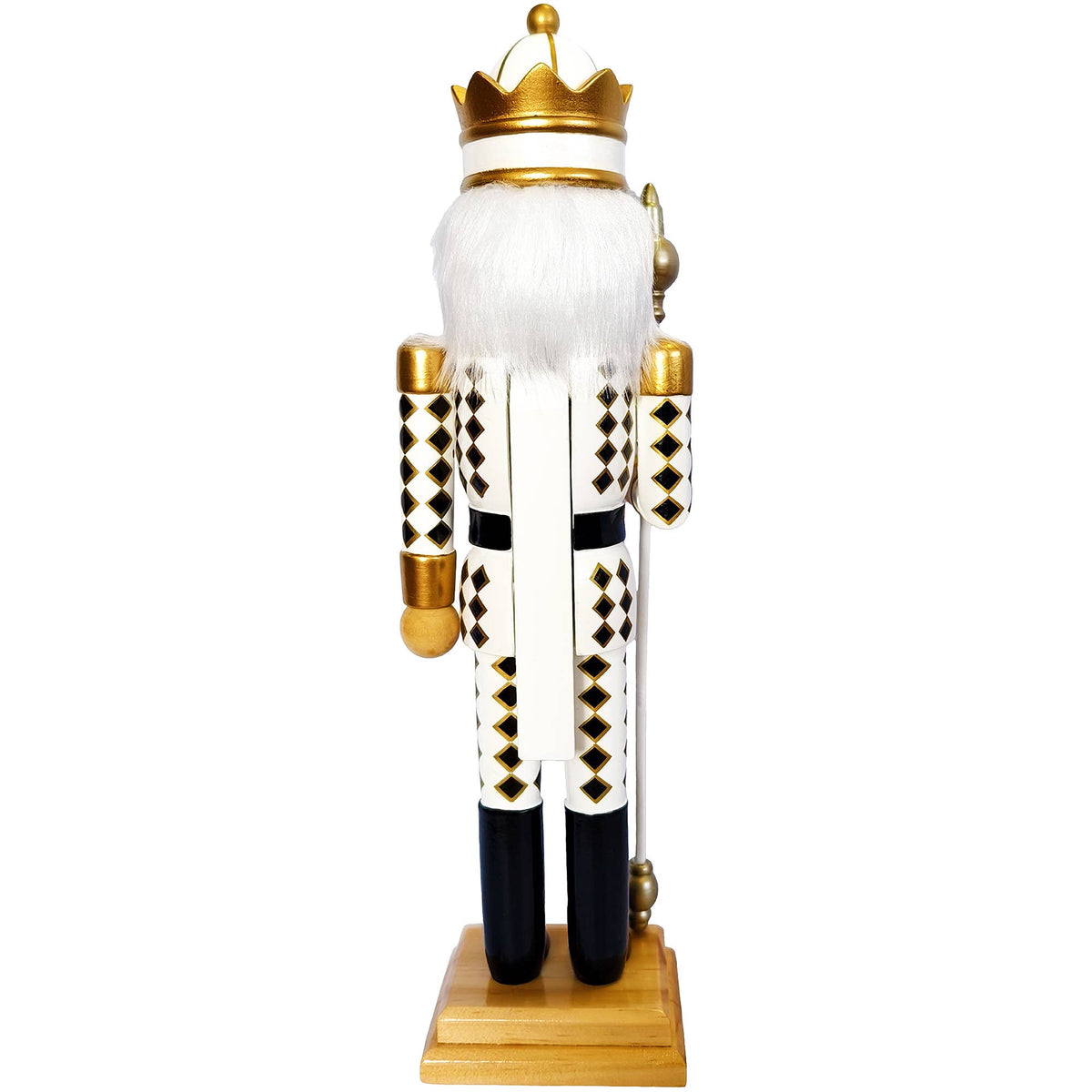 14” Harlequin King Nutcracker