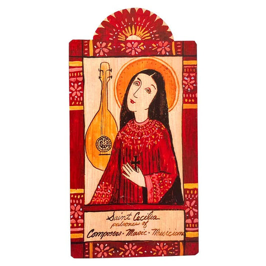 Saint Retablos - St. Cecilia