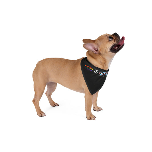 God is Good Pride Logo Dog Bandana