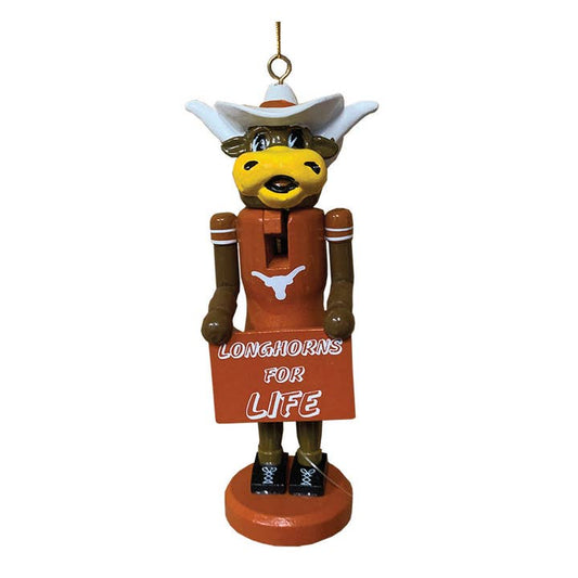6" Tx Longhorn For Life Nutcracker Ornament