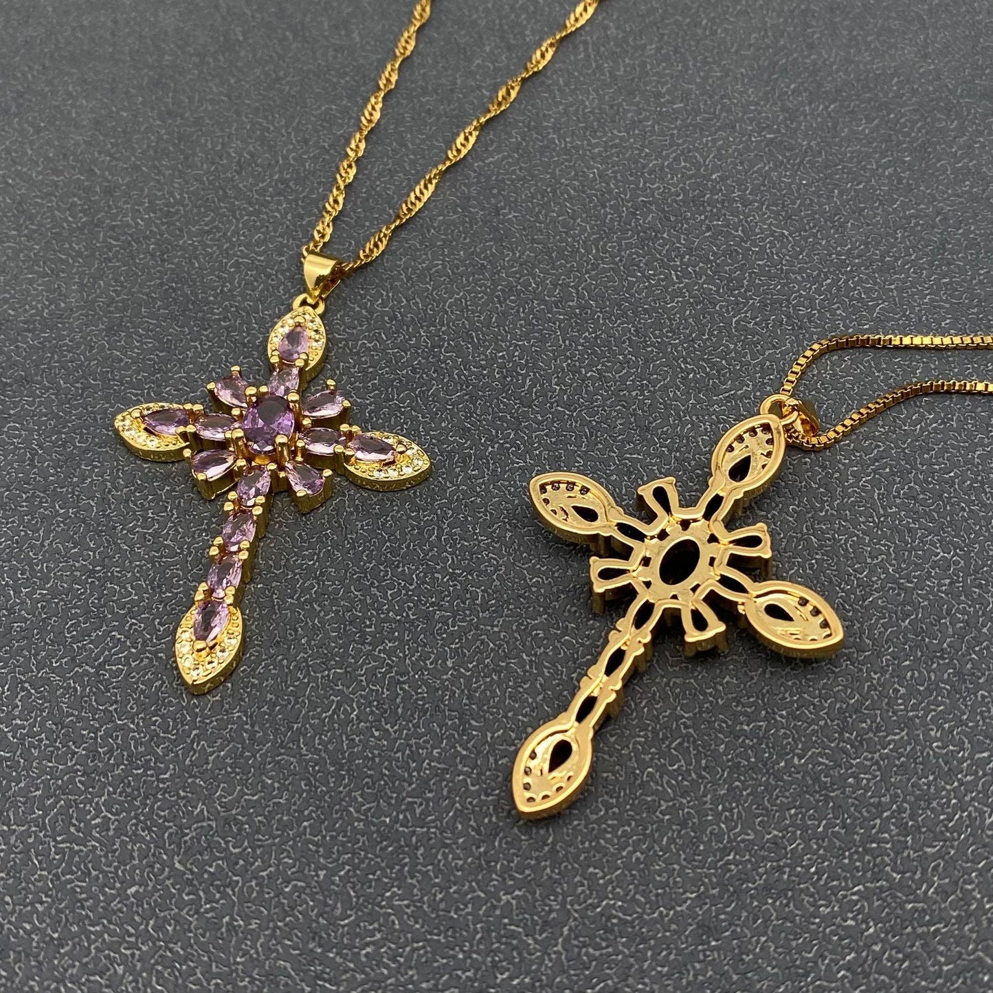 Sparkling Cross Necklace