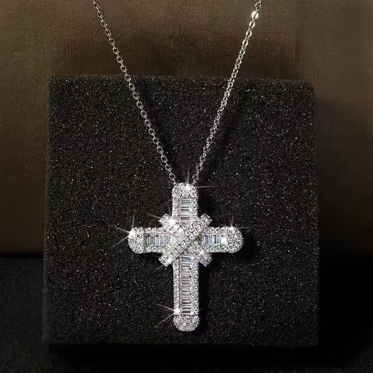 Baguette Cross Pendant