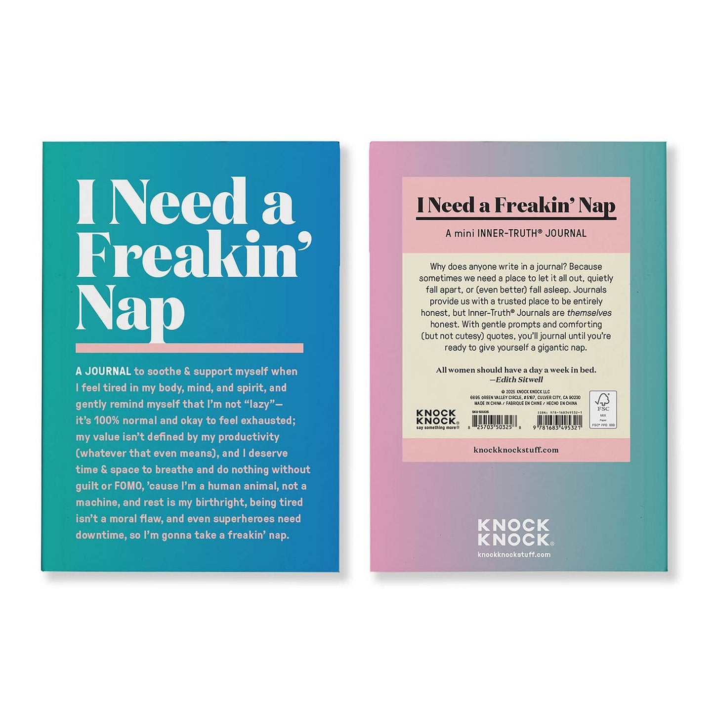 I Need a Freakin' Nap Mini Inner-Truth® Journal