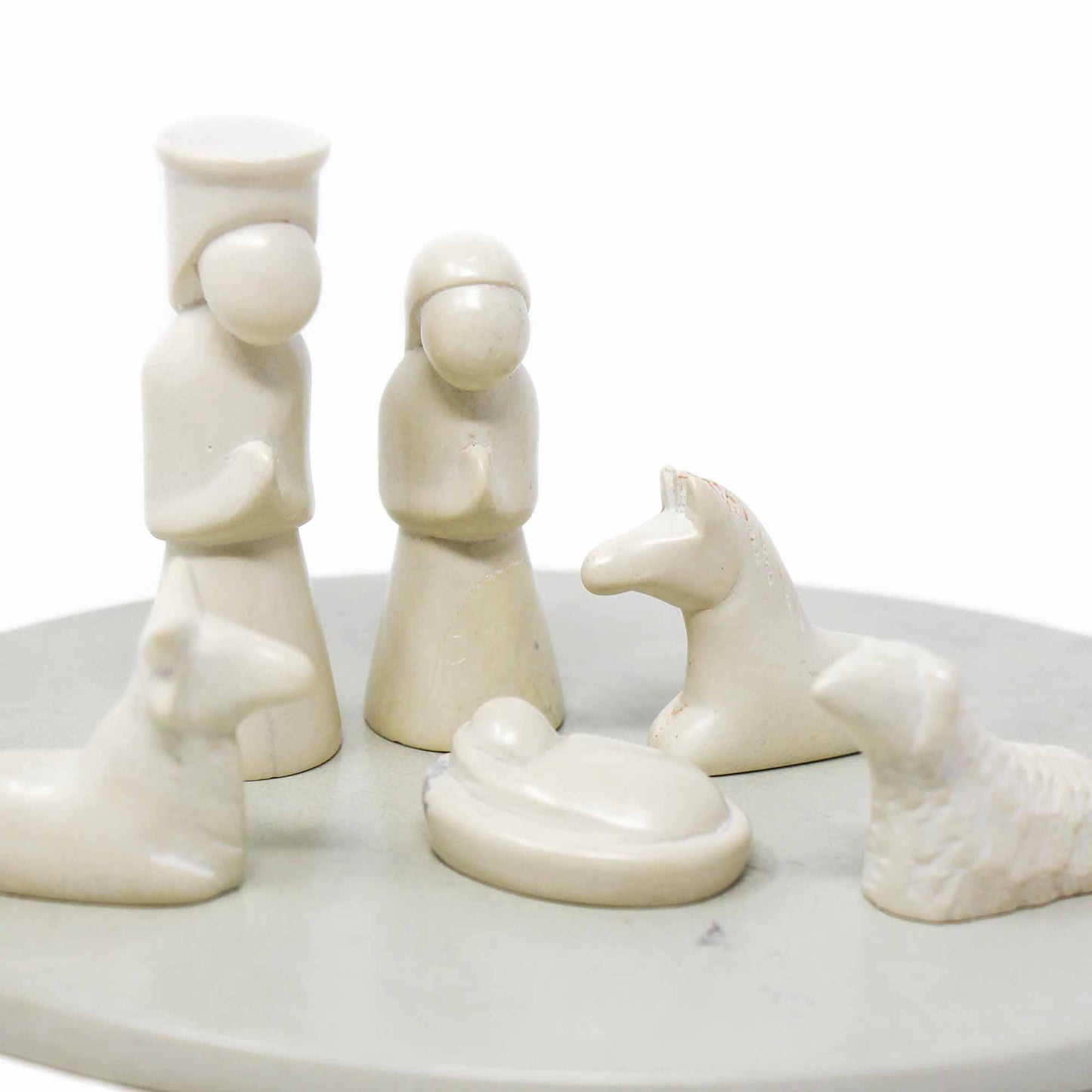 Nativity Soapstone Sculpture - 13 Piece Set