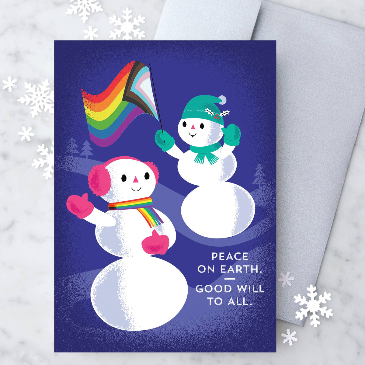 "Peace on Earth. Good Will to All" Christmas Greeting Card