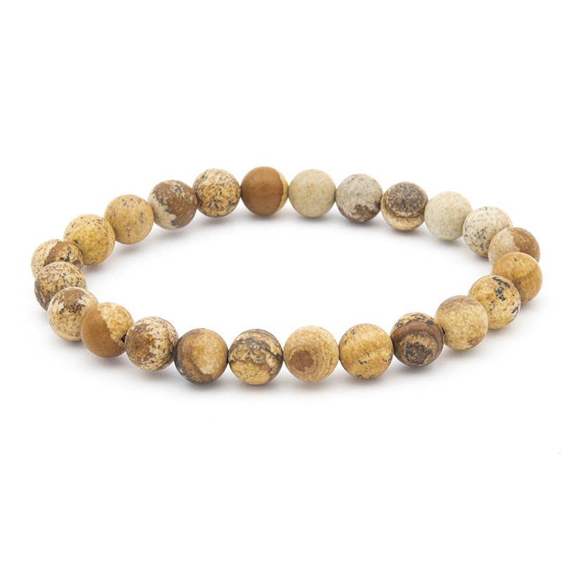 8MM Elastic Natural Stone Bracelets