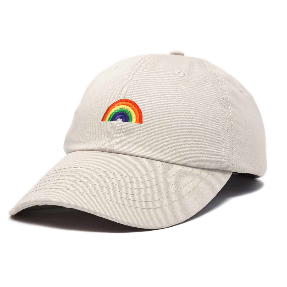 Rainbow Embroidered Baseball Cap