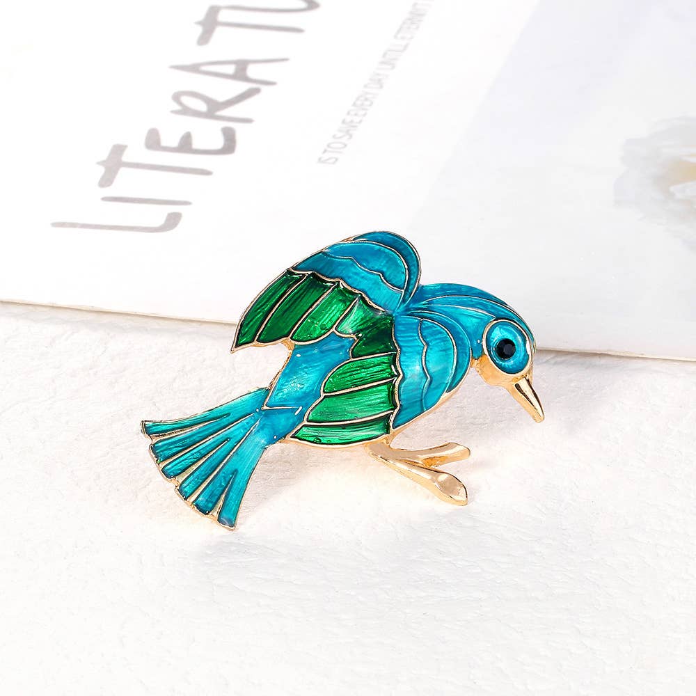 Bird Alloy Brooch Pin