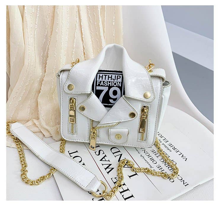 PU Jacket Crossbody Bags
