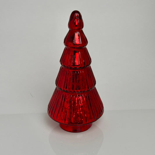 Red Mercury Glass Tree - Medium